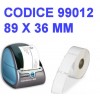 Etichette dymo compatibili 99012