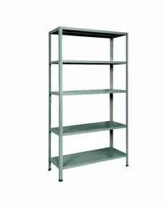 Scaffale kit 100x40 h 186 incastro grigio bizzotto