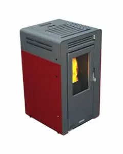 Stufa pellet micro' rossa lincar