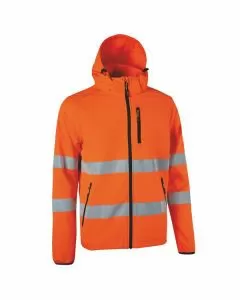Giacca alta visib. arancio xl cursa upower