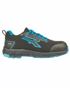 Scarpe deon nero/blu basse 43 s1p upower