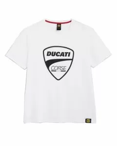 Maglietta t-shirt ducati bian. l graphic diadora