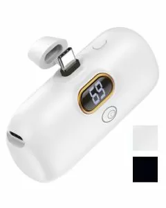 Powerbank mah 5000 bianco 93w lostech