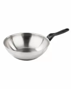 Wok inox 1 manico cm 28 inoxidabili barazzoni