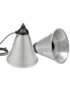 Portalampada alluminio riflettente e27