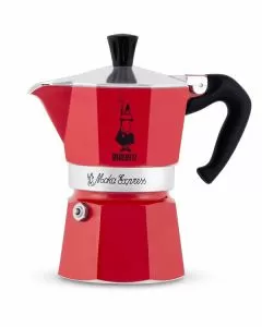 Caffettiera moka express rossa tz 3 bialetti