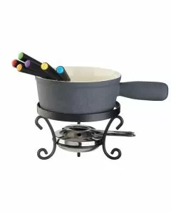 Fonduta ceramica opaca nera pz 11 eva
