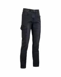 Pantalone jeans black carbon xxl tommi upower