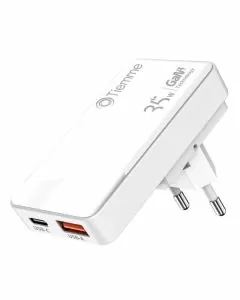 Caricabatterie 2 usb-a/c watt 18+35 4021 tiemme