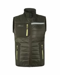 Gilet dark green l wall upower