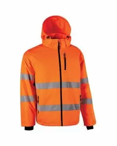Giacca alta visib. arancio s imai upower