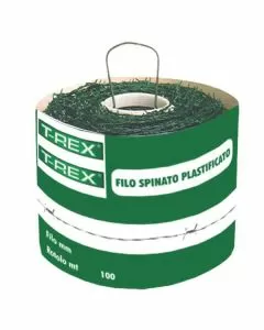 Filo spinato plasticato mm 2,1 m 100 trex 08614