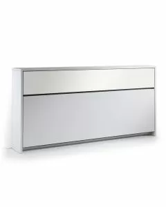 Letto singolo Lia a scomparsa bianco L 212 x H 105 P33 cm / P99cm aperto