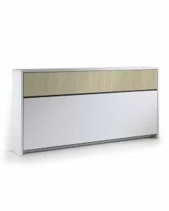 Letto singolo Lia a scomparsa olmo L 212 x H 105 P33 cm / P99cm aperto