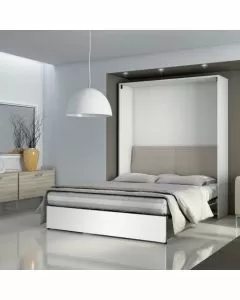 Letto matrimoniale Isa a scomparsa bianco L 178 x H 218 P41cm / P209cm aperto