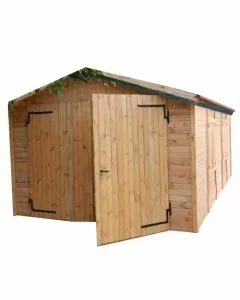 Box Auto in legno 320 x 614 x H 250 cm sp. 20 mm