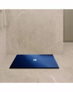 Piatto doccia mineral marmo pietra resina cm con piletta 140x70antracite
