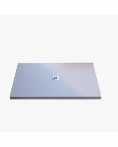 Piatto doccia mineral marmo pietra resina cm con piletta 140x90bianco