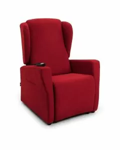 Poltrona Dalila rosso L 77 H 112 P 85 con seduta da 47 cm