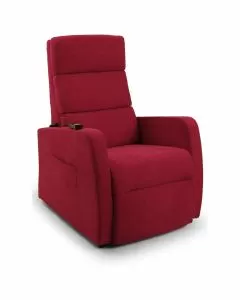 Poltrona Greta rosso L 71 H 112 P 85 con seduta da 47 cm