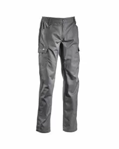 Pantalone cotone grigio l level diadora
