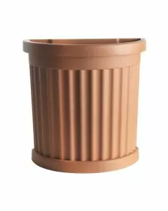 Vaso roma mezzaluna coccio cm 52x27 h 49 bama