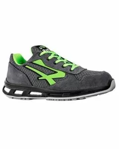 Scarpe point grigio/verde basse 38 s1p upower