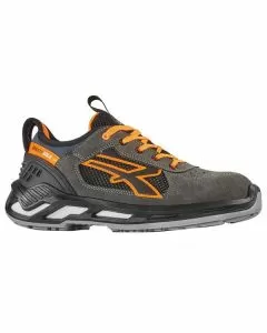 Scarpe ryder grigio/arancio basse 39 s1p upower