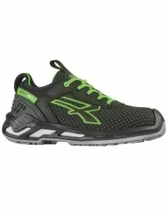 Scarpe bryan nero/verde basse 42 s3 upower