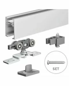 Binario porte scorrevoli kit cm 155 1400 omge