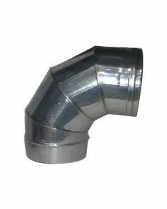 Gomito inox settori 90^ 8 ala
