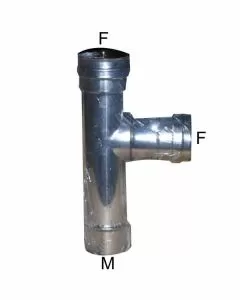 Gomito t inox 8 laterale f ala