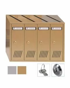 Casellario vert 4p acc silver 31-704 silmec