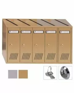 Casellario vert 5p acc bronzato 31-705 silmec