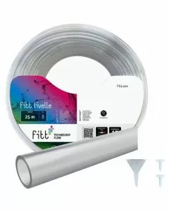 Tubo livelli mm 8x11 m 25 kit fitt