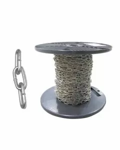 Catena genovese n.21 mm 5,0 m 40 bb inx 304