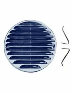 Griglia inox 175 tonda rete 120/160 molle