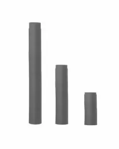 Tubo acciaio 8x 25 grigio 2mm pellet ala