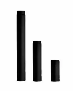 Tubo acciaio 12x 25 nero 2mm aeternum ala