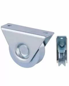 Ruota cancelli gola v 80 supporto 325 fc