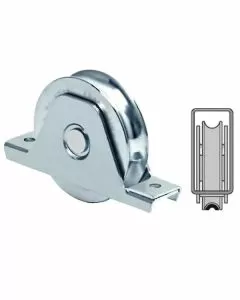 Ruota cancelli gola u 120 supporto 337 fc