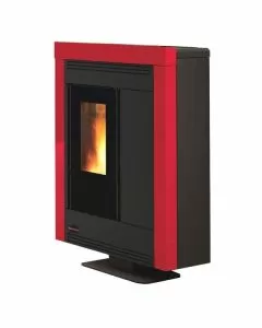 Stufa pellet souvenir steel plus nera extraflame