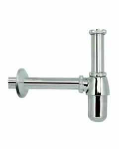 Sifone lavelli bottiglia 1 via ottone cromato 1500