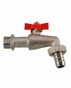 Rubinetto ottone sfera 3/4" farfalla professional