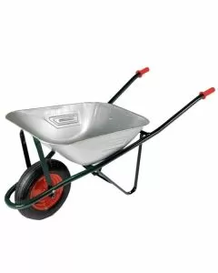 Carriola ruota pneumatica vasca zincata smai