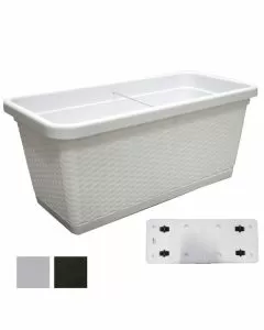 Vaso natural rett. moka 80x40 h 34 stefanpl