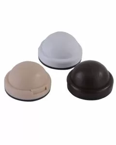 Fermaporte tondo adesivo plastica pz 120 eliplast