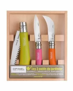 Coltelli virobloc giardiniere set pz 3 opinel