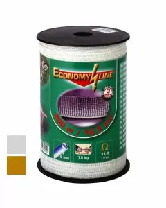 Banda acciaio elettrificatori mm 10 m 200 bianca