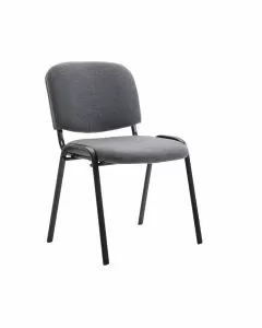 Set di 5 sedie da attesa Lucca senza braccioli grigio